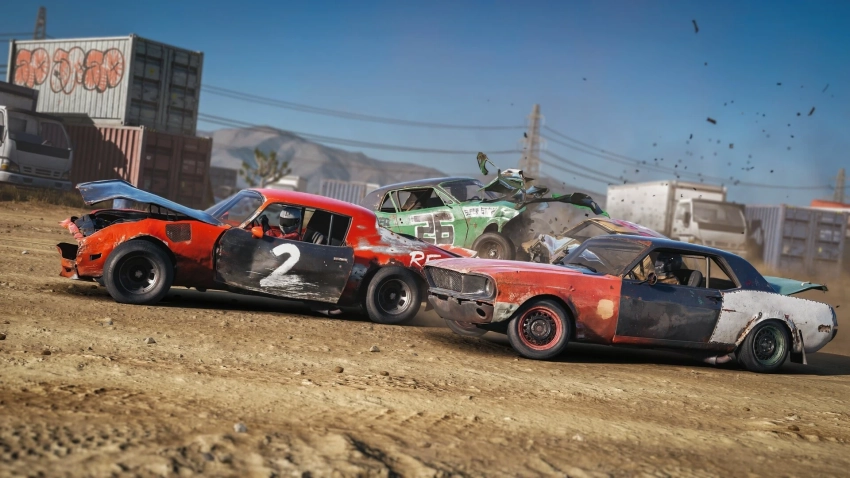 Wreckfest 2 получила обновление с двумя машинами и трассой